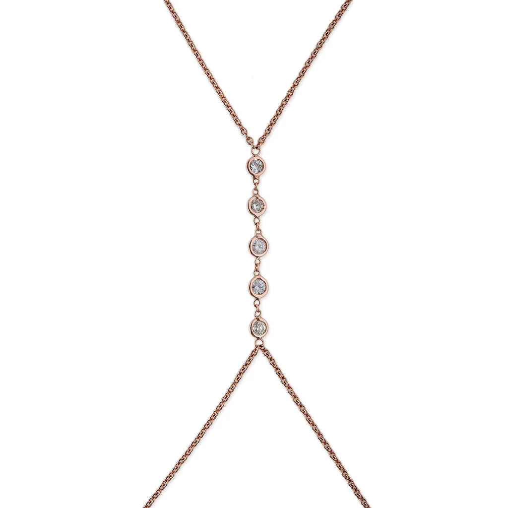 5 LARGE DIAMOND BODYCHAIN