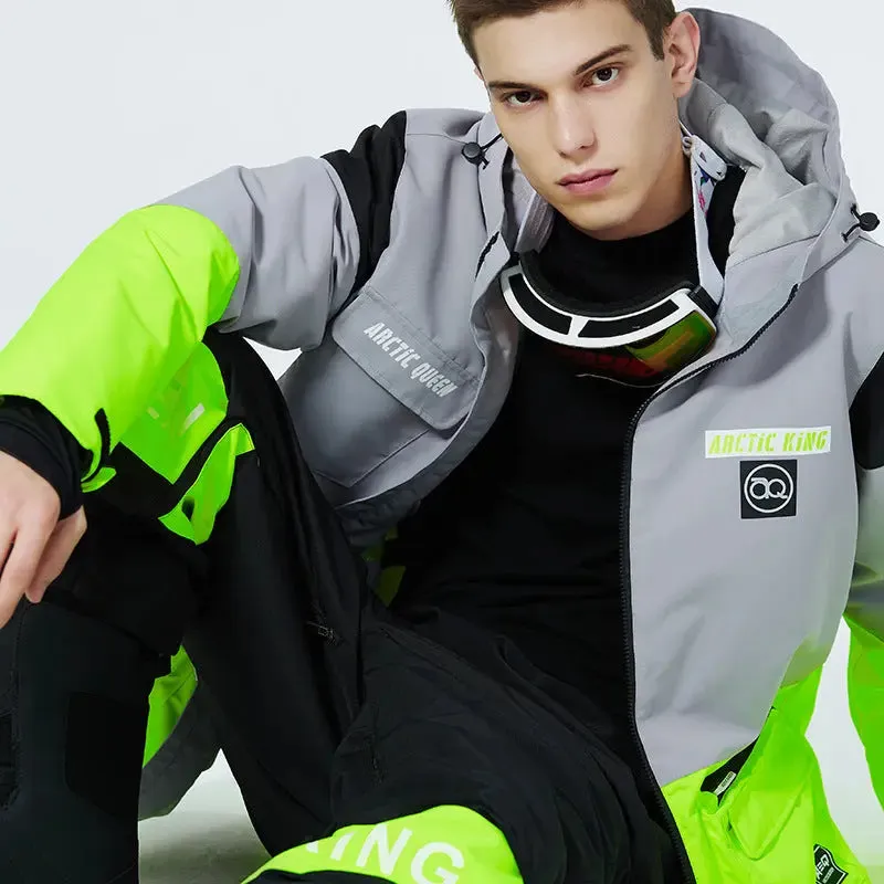 Best Ski Coat for Winter Unisex Ski Insulated Cargo Jacket