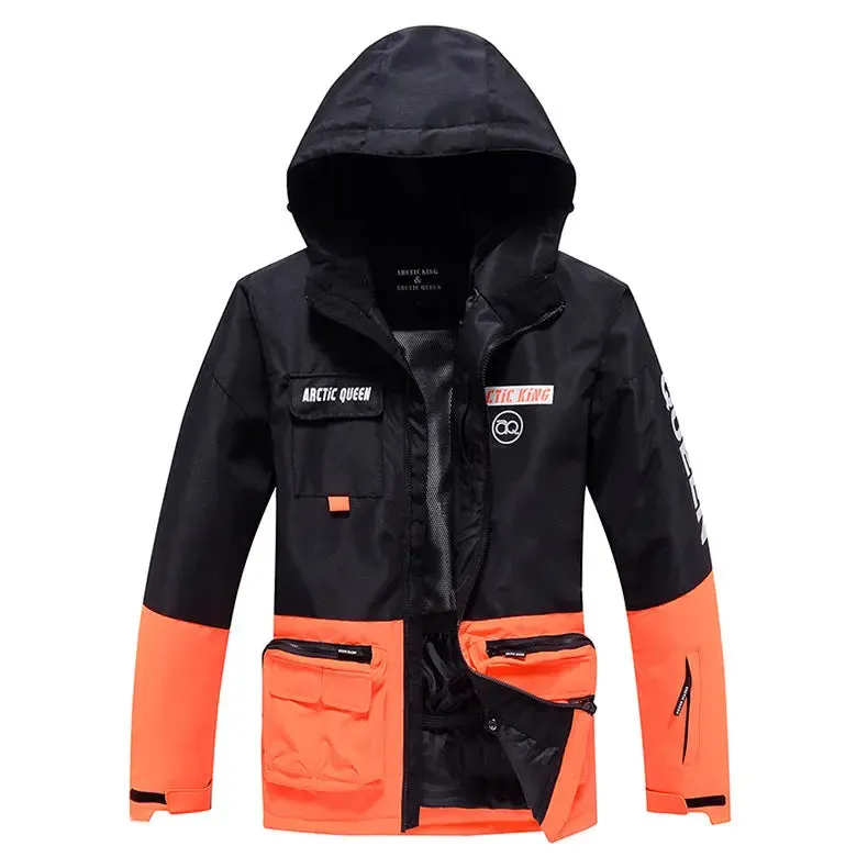 Best Ski Coat for Winter Unisex Ski Insulated Cargo Jacket
