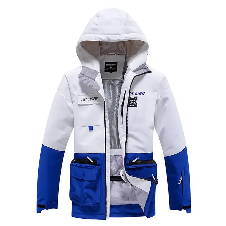 Best Ski Coat for Winter Unisex Ski Insulated Cargo Jacket