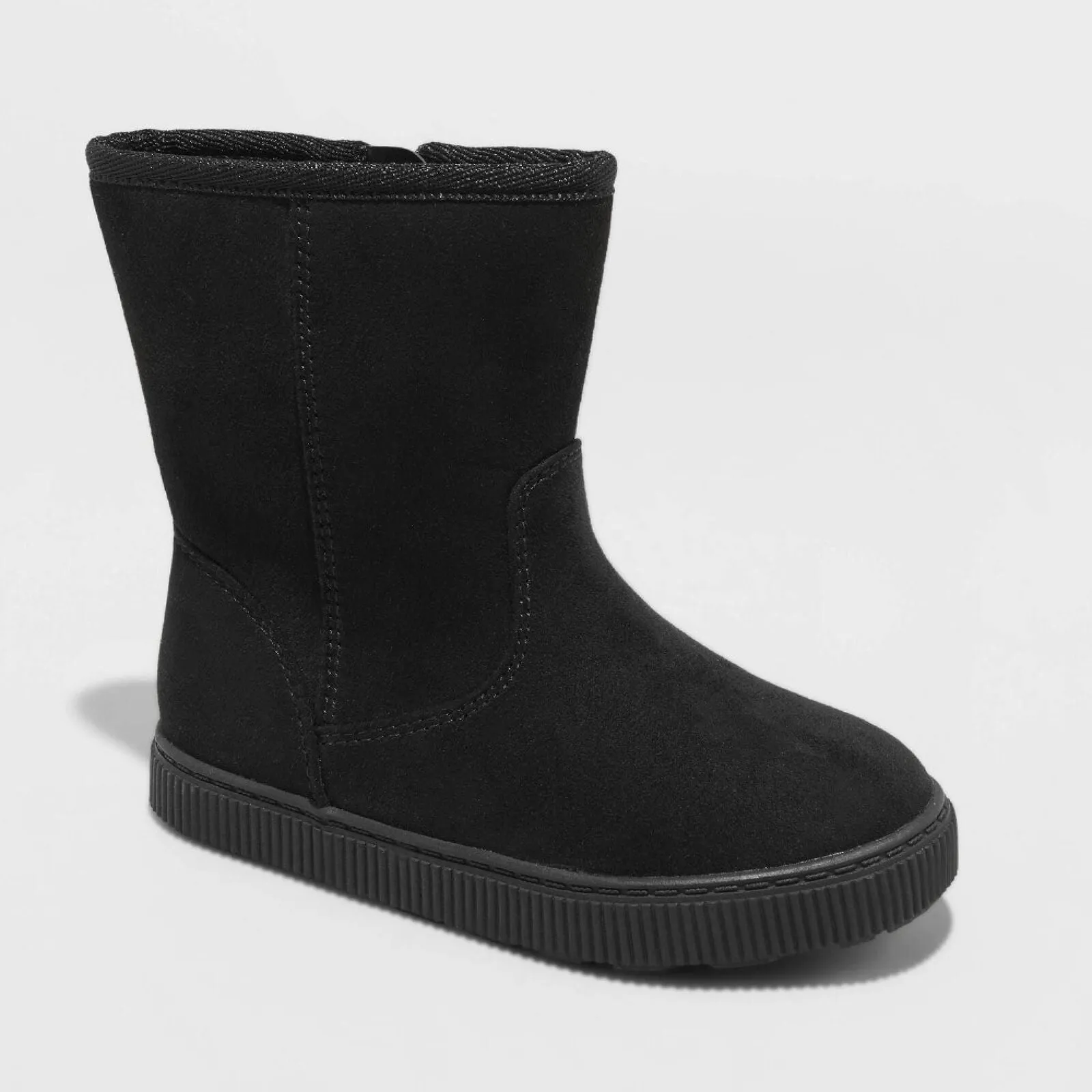 Cat & Jack Toddler Girls Pip Shearling Style Boots 88435631 Black 6T