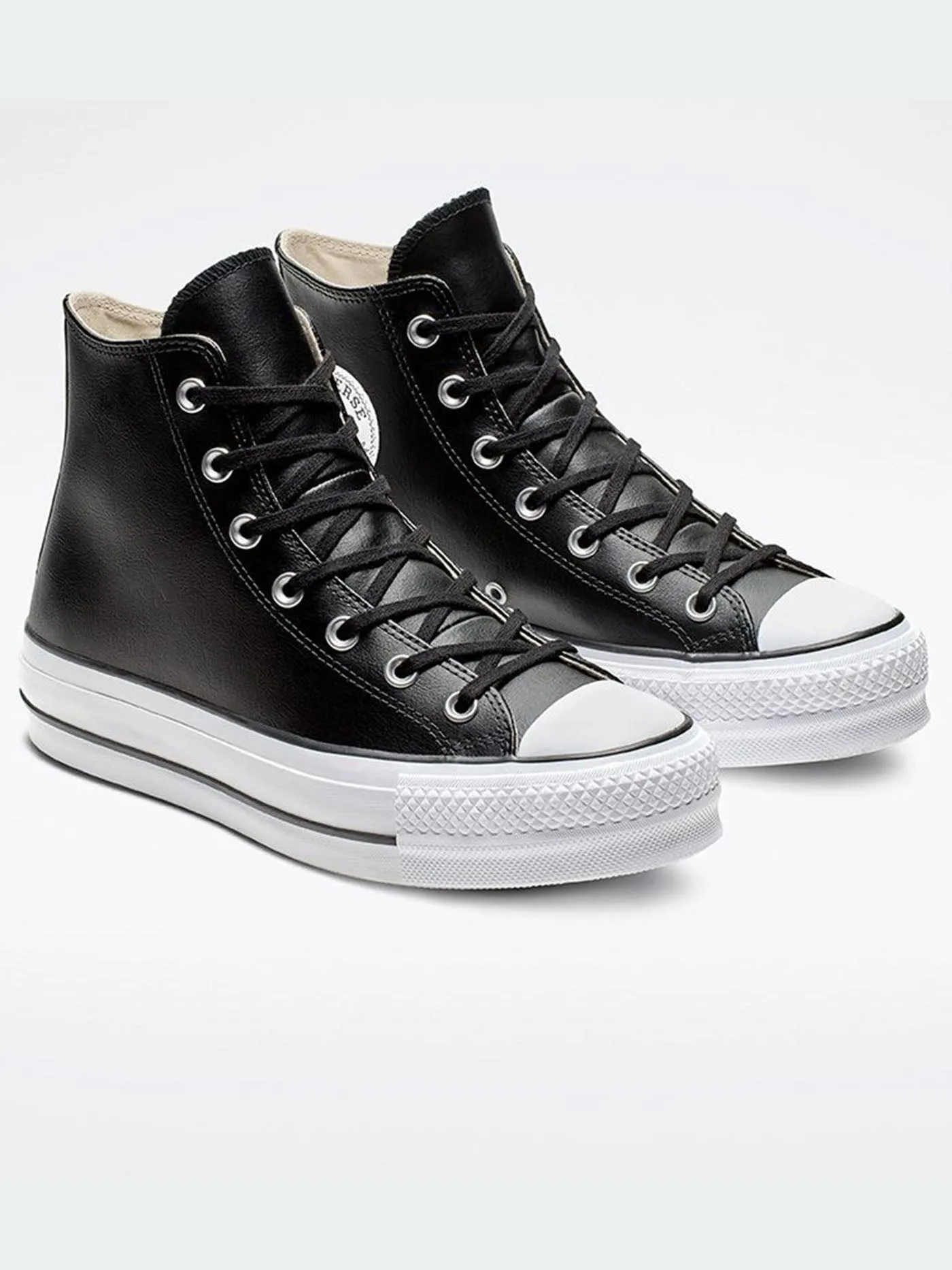 Chuck Taylor All Star Lift Leather High Top Shoes