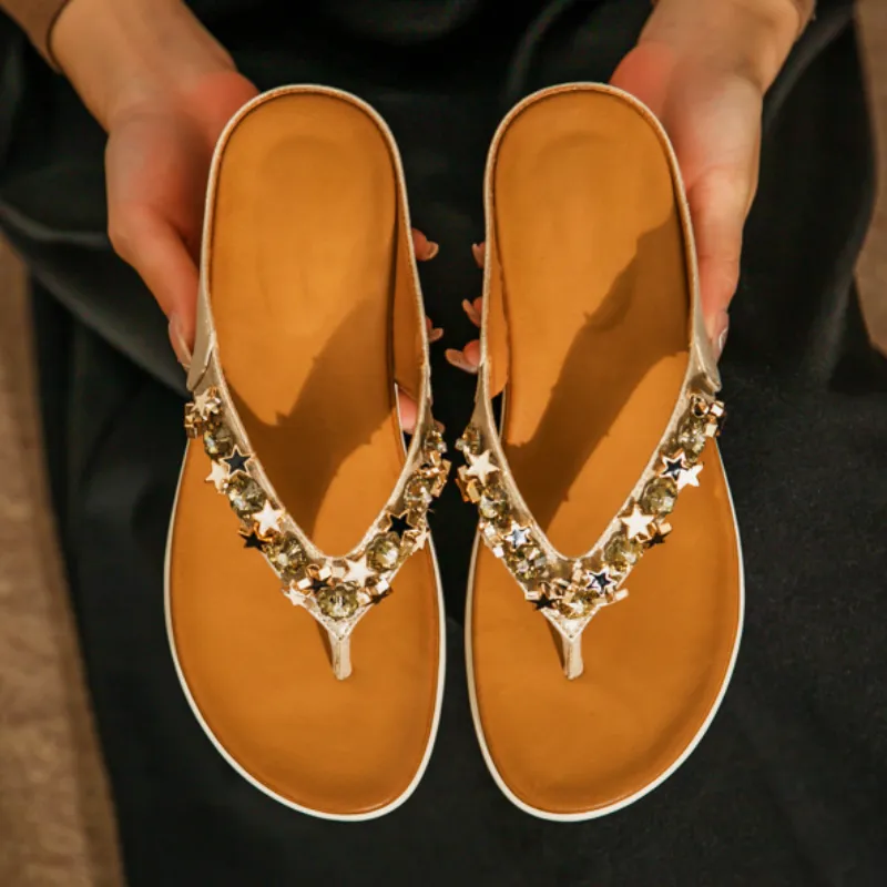 Cilool Summer Star Bling Slippers