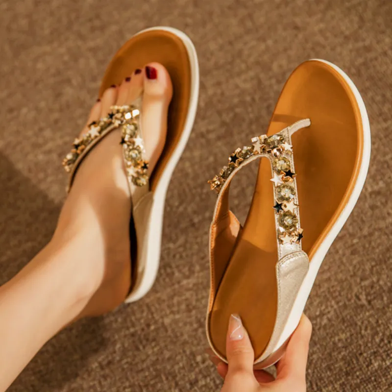 Cilool Summer Star Bling Slippers