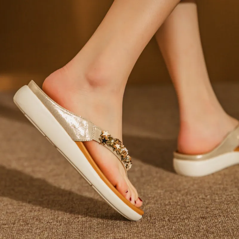 Cilool Summer Star Bling Slippers