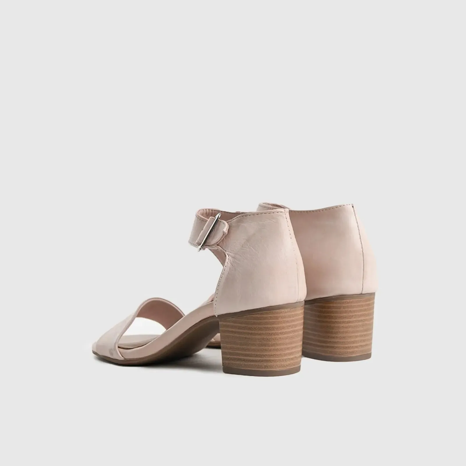 Comfort Block Heel Sandal Dusty Pink 7132