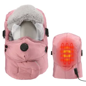 Detachable Goggles Fleece Heated Hat
