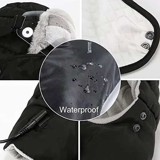 Detachable Goggles Fleece Heated Hat