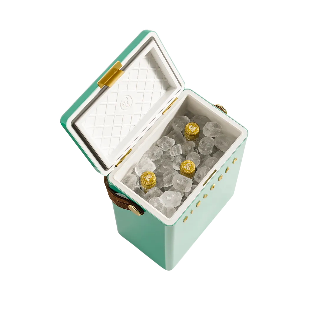 Drinks Box & Towel Bundle / Parisian Green