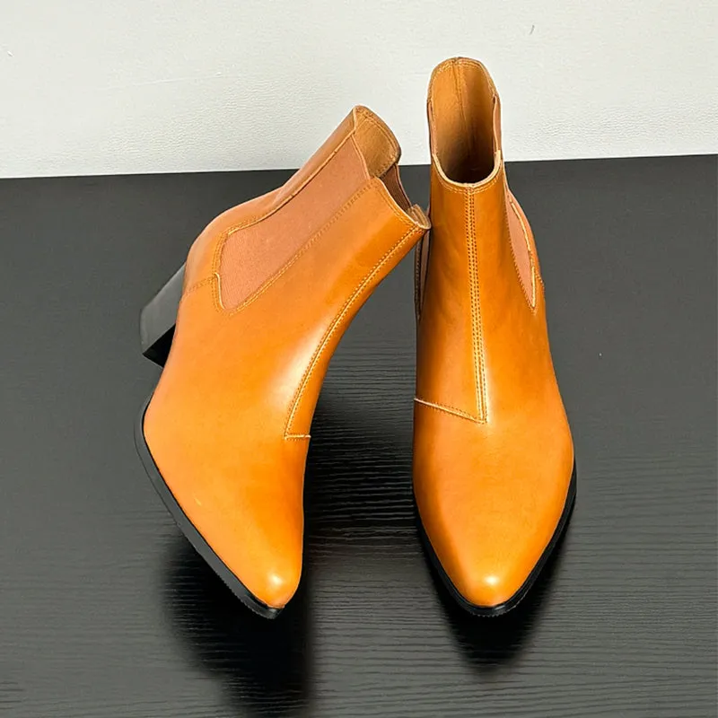 Ebonique Zip Business Boots
