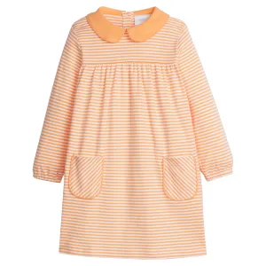 Evelyn Dress - Orange Stripe