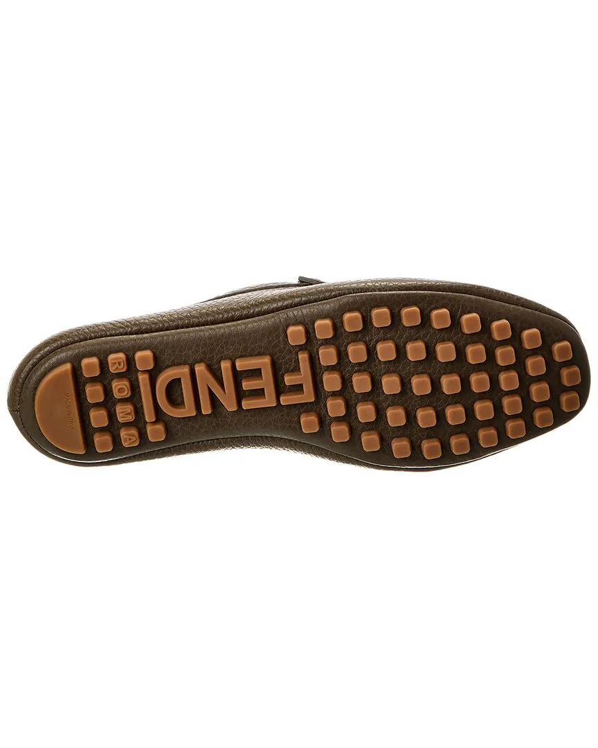 FENDI Selleria Leather Loafer