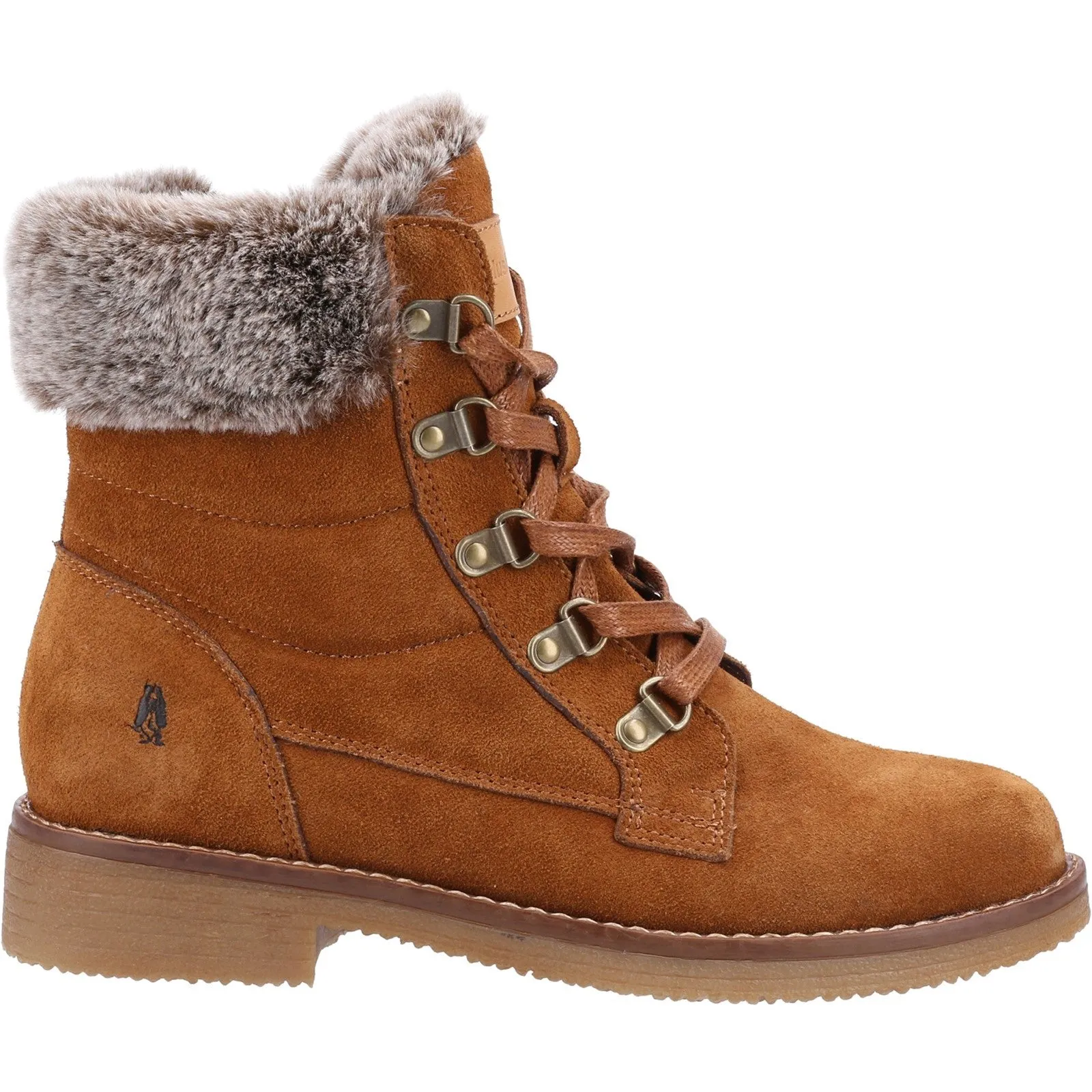 Hush Puppies Womens Florence Mid Boots - Tan