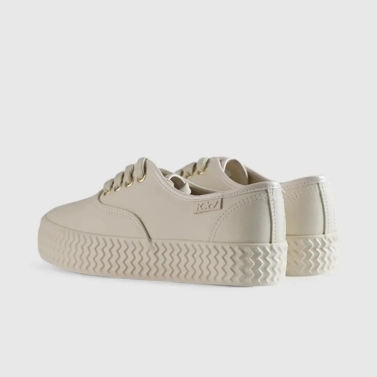 K7 Gayle Lace Up Sneaker Beige