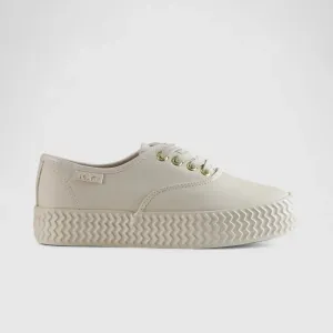 K7 Gayle Lace Up Sneaker Beige