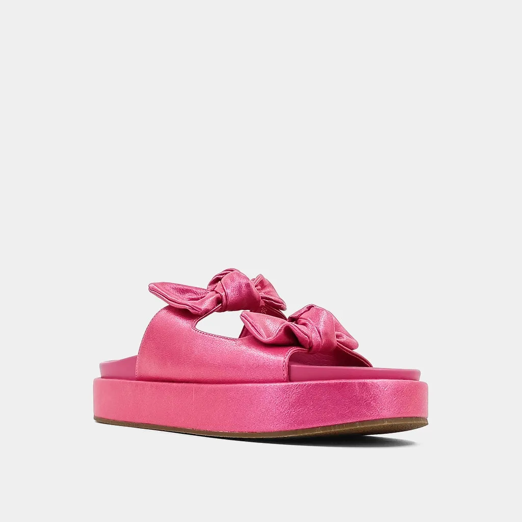 Kiki Platform Sandal - Fuchsia