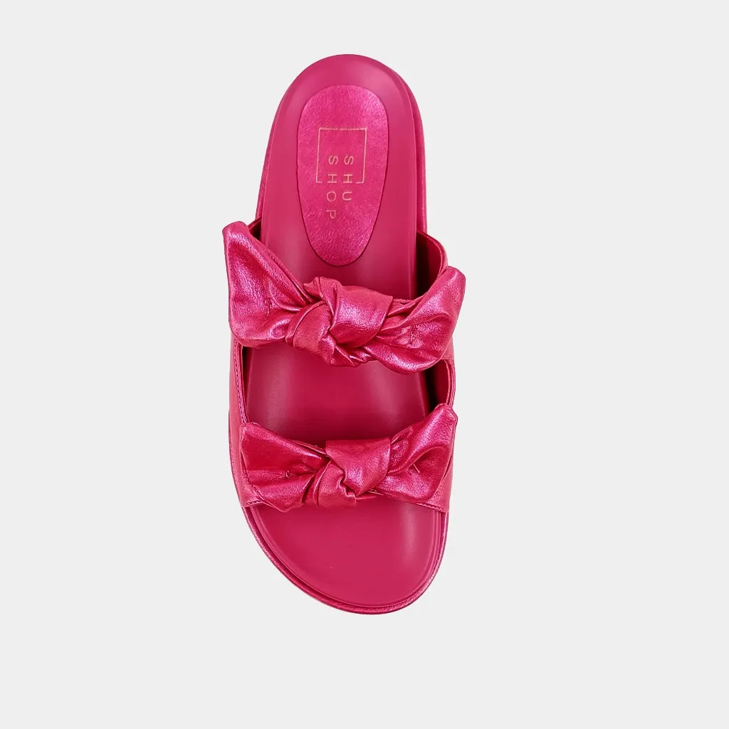 Kiki Platform Sandal - Fuchsia