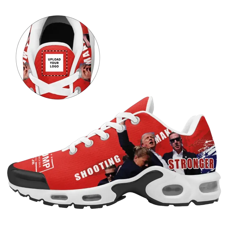 Luxury Gifts,Personalized Trump Sneakers, Custom MAGA Shoes, Shooting Event Shoes, Easy Slip-On Walking Shoes