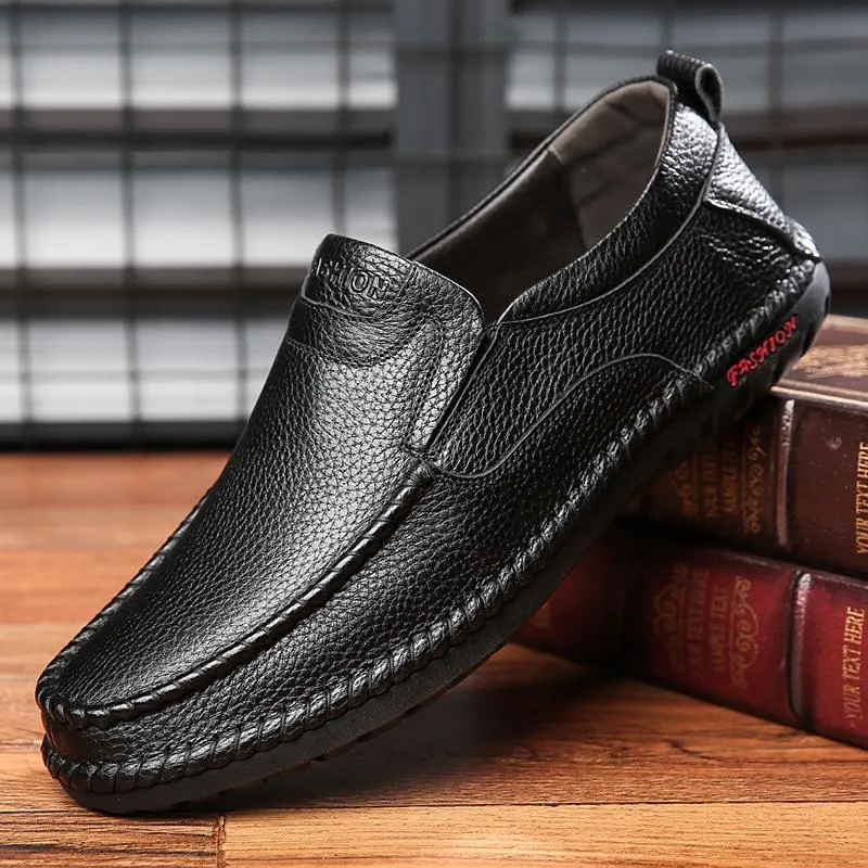 Men's Casual Breathable Leather Slip-ons & Loafers