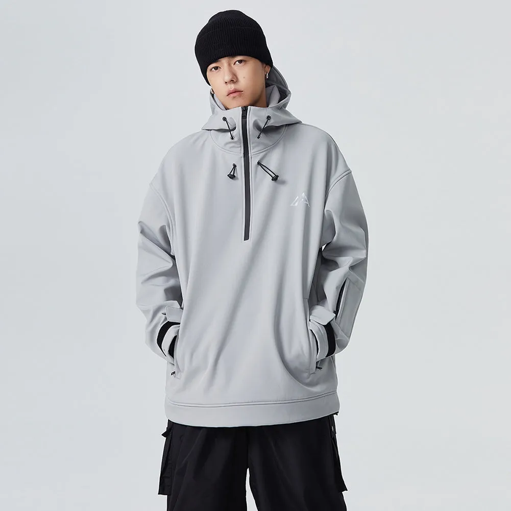 Men's Snowboard Anorak Jacket Outdoor Winter Hoodie