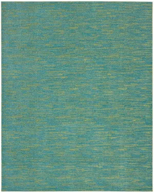 Nourison Essentials NRE01 Blue Green Rug