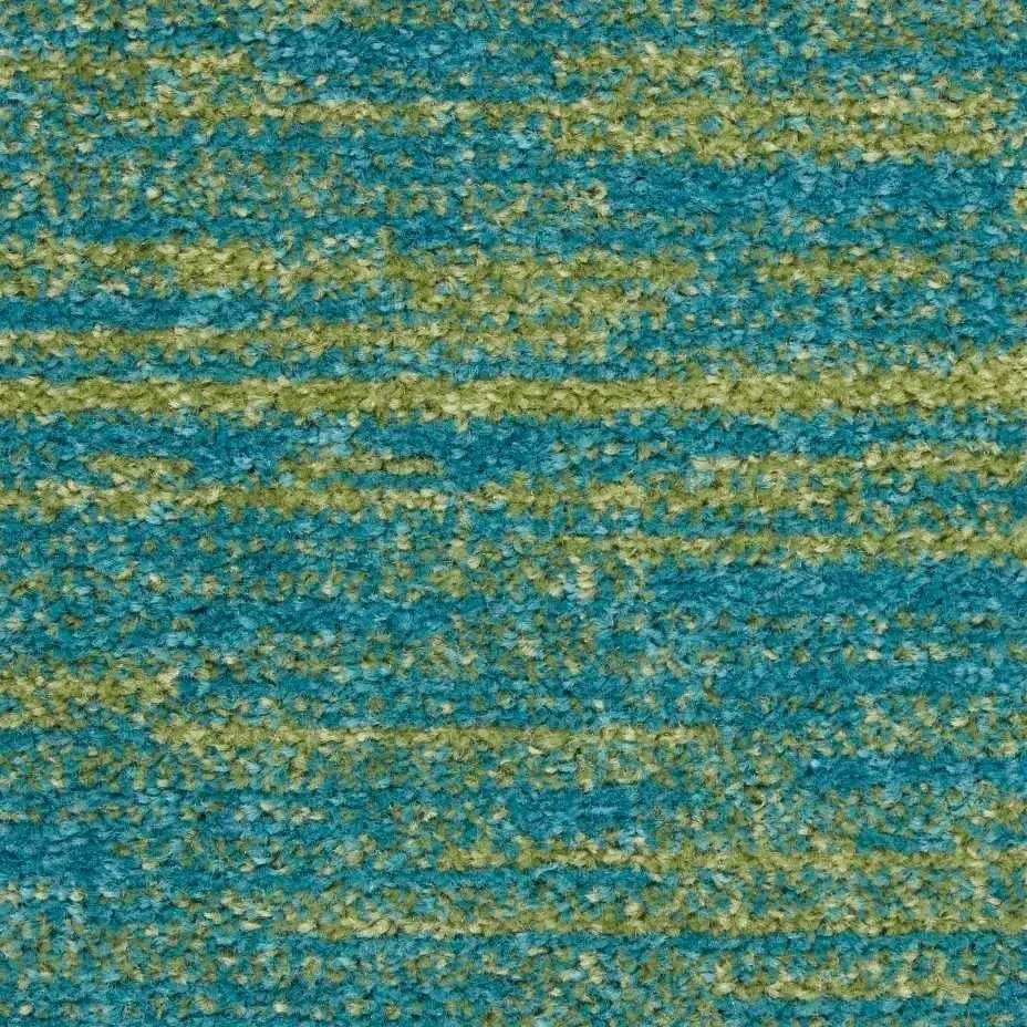 Nourison Essentials NRE01 Blue Green Rug