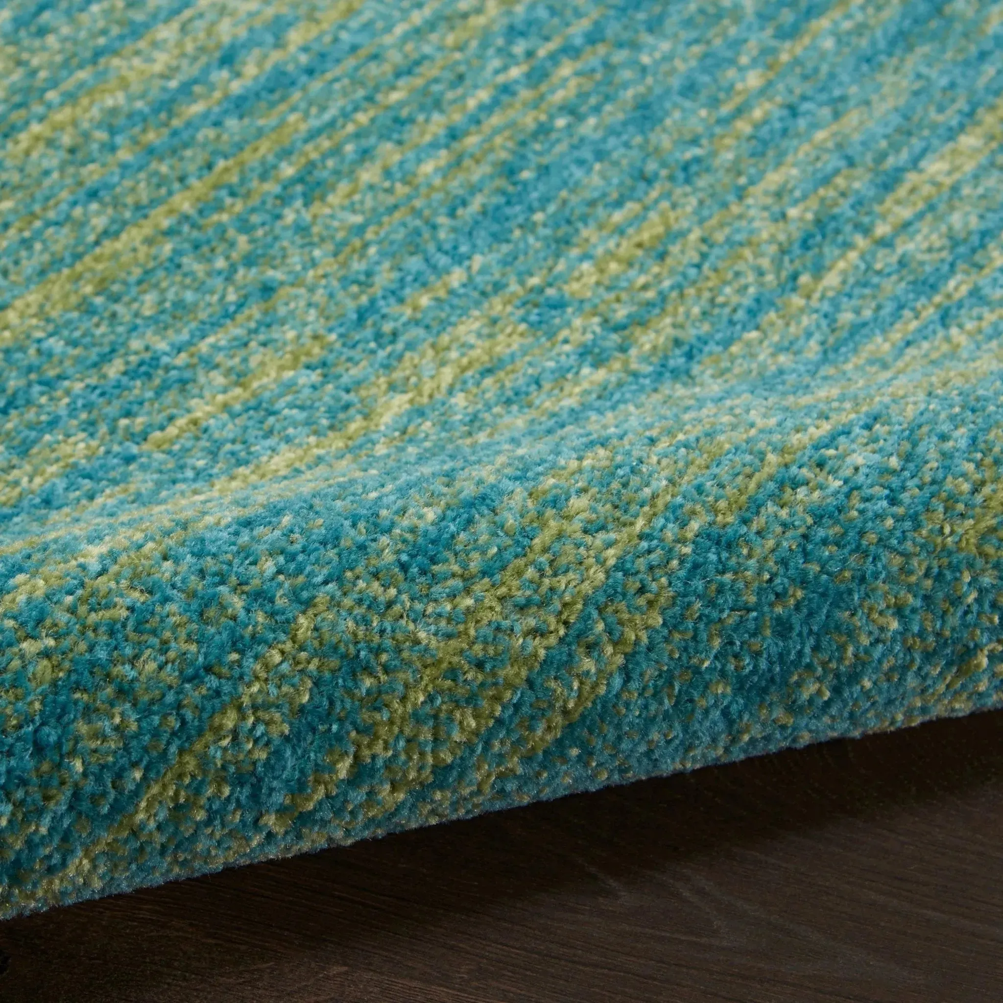 Nourison Essentials NRE01 Blue Green Rug