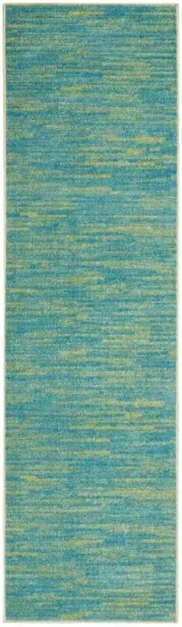 Nourison Essentials NRE01 Blue Green Rug