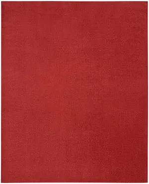 Nourison Essentials NRE01 Brick Red Rug