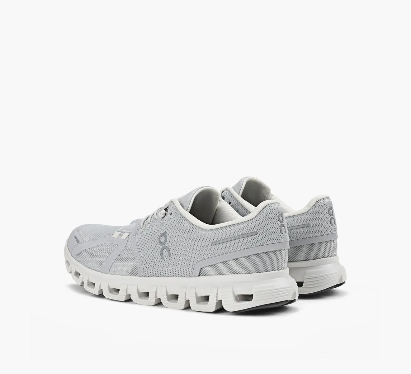 On Cloud Men's Cloud 6 Running Shoes- Glacier/ White
