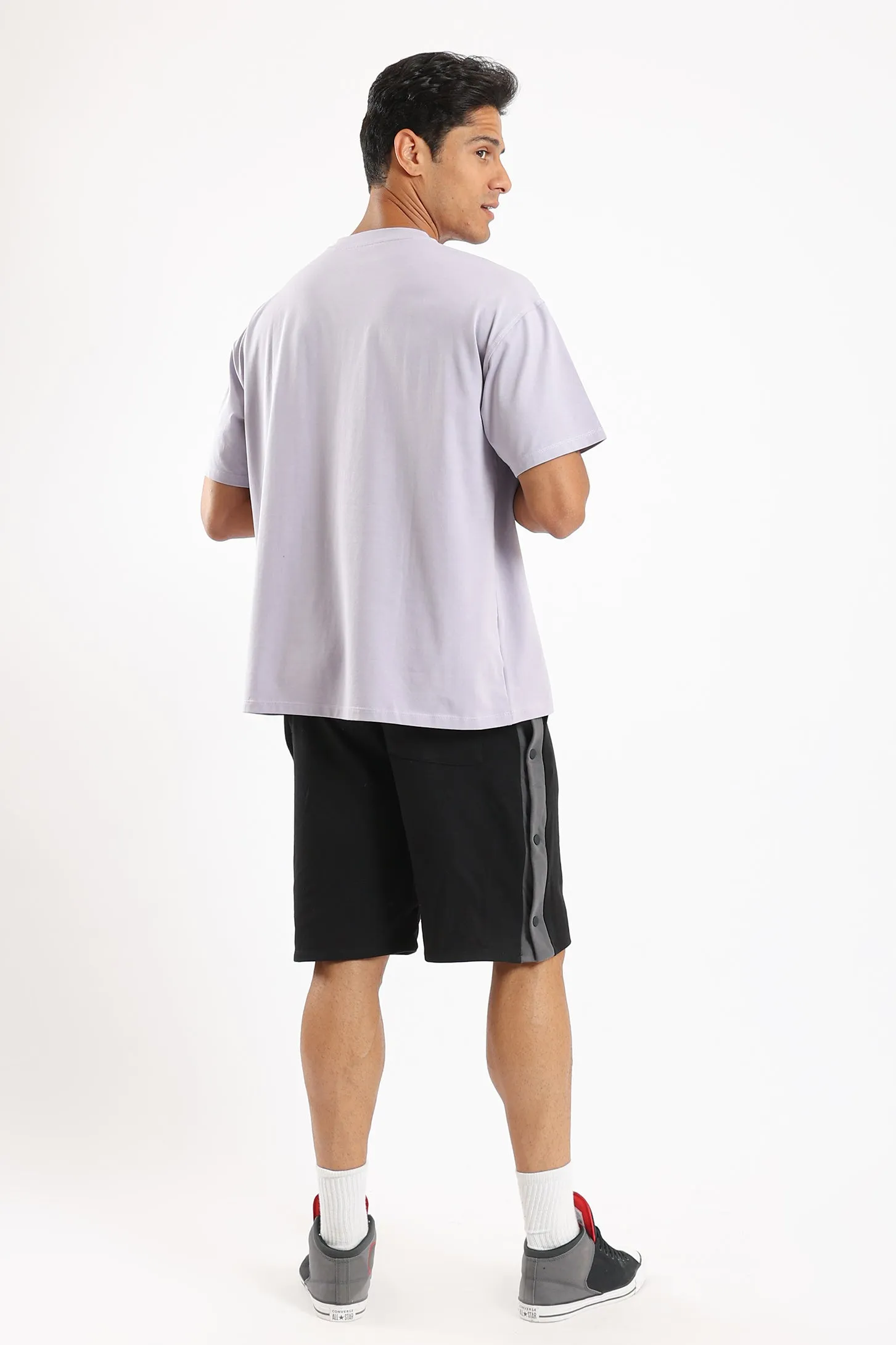 PURE COMFORT OVERSIZED TEE - LILAC