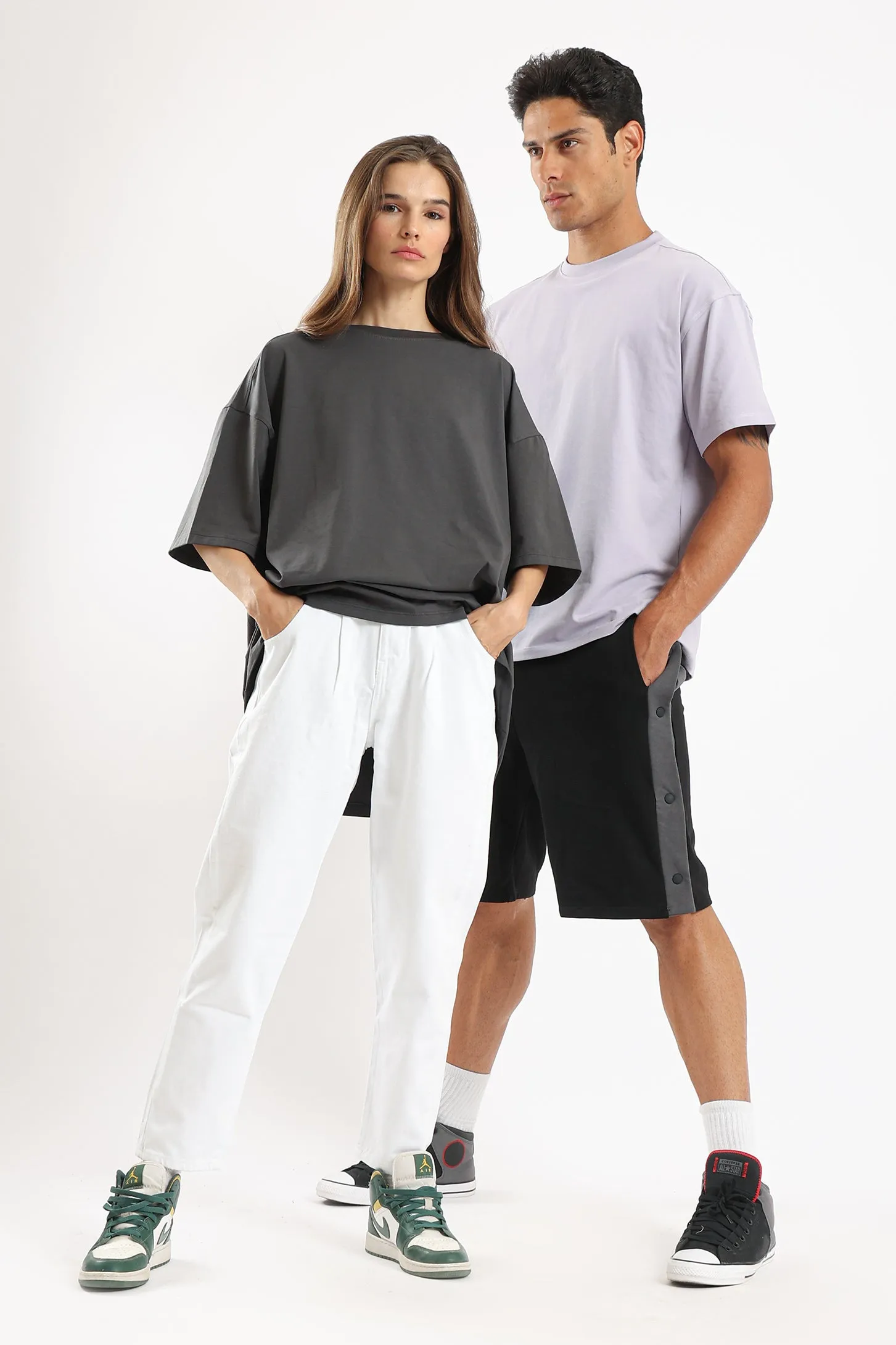 PURE COMFORT OVERSIZED TEE - LILAC