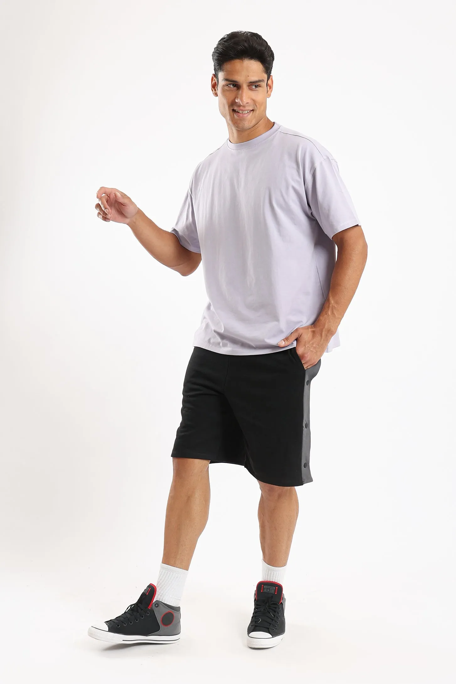 PURE COMFORT OVERSIZED TEE - LILAC