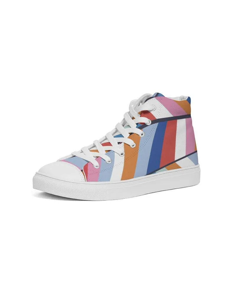Rainbow Women's High Tops Canvas Custom Shoes