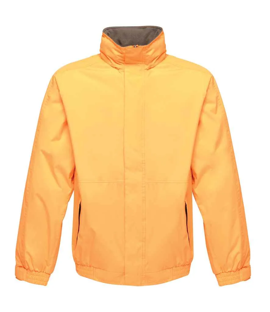 Regatta Dover Waterproof Insulated Jacket | Sun Orange/Seal Grey