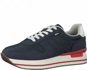 S.Oliver Womens Casual Canvas Trainer - Navy