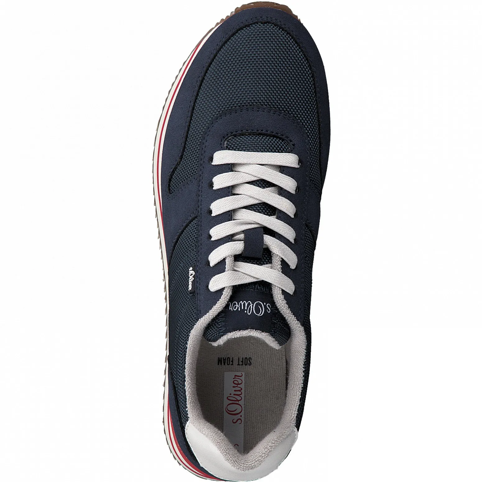 S.Oliver Womens Casual Canvas Trainer - Navy
