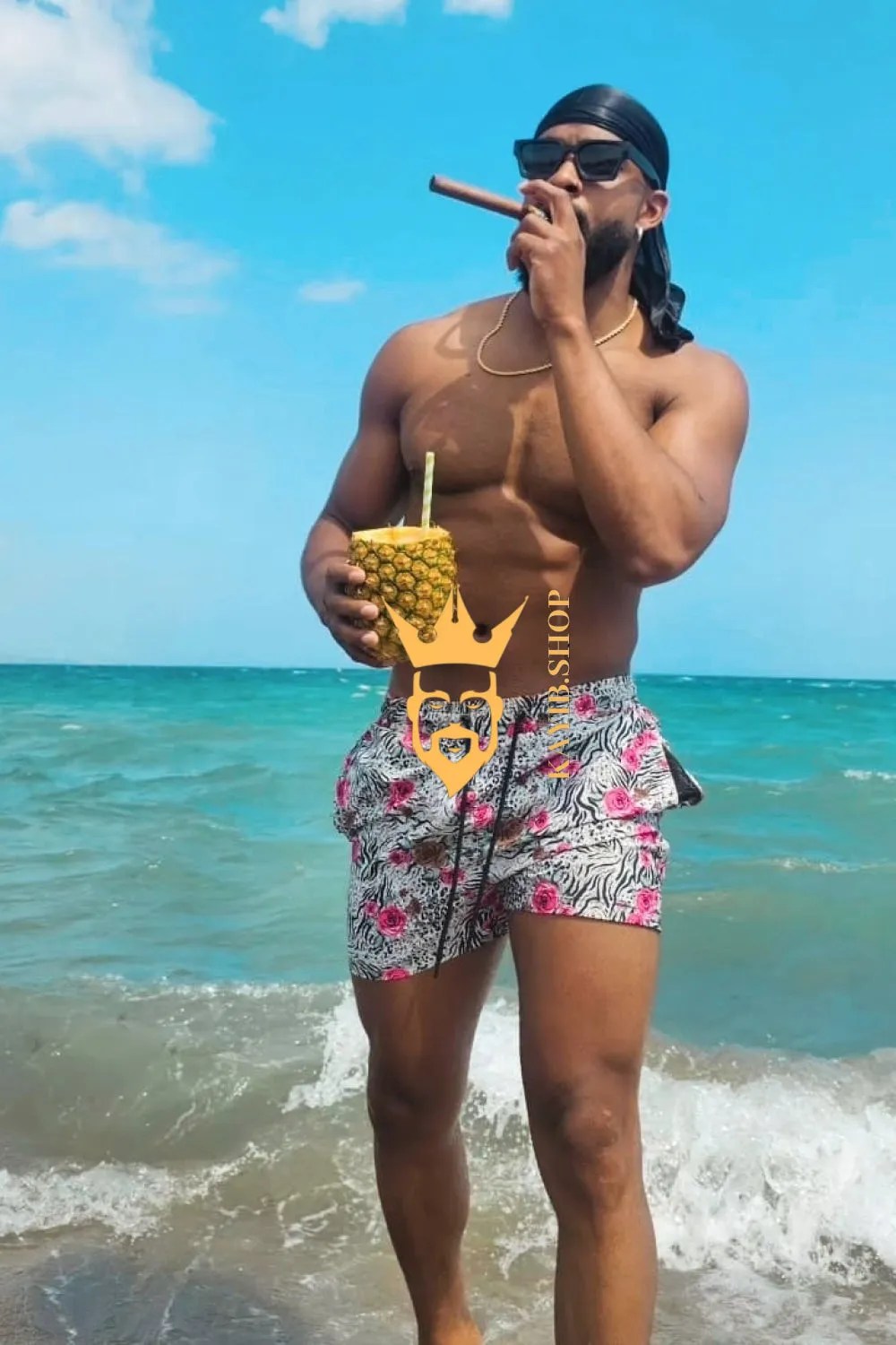 Summer Sensation: Men's Swimwear | Quick-Drying Mesh-Lined Beach Shorts in Premium Polyester Fabric!