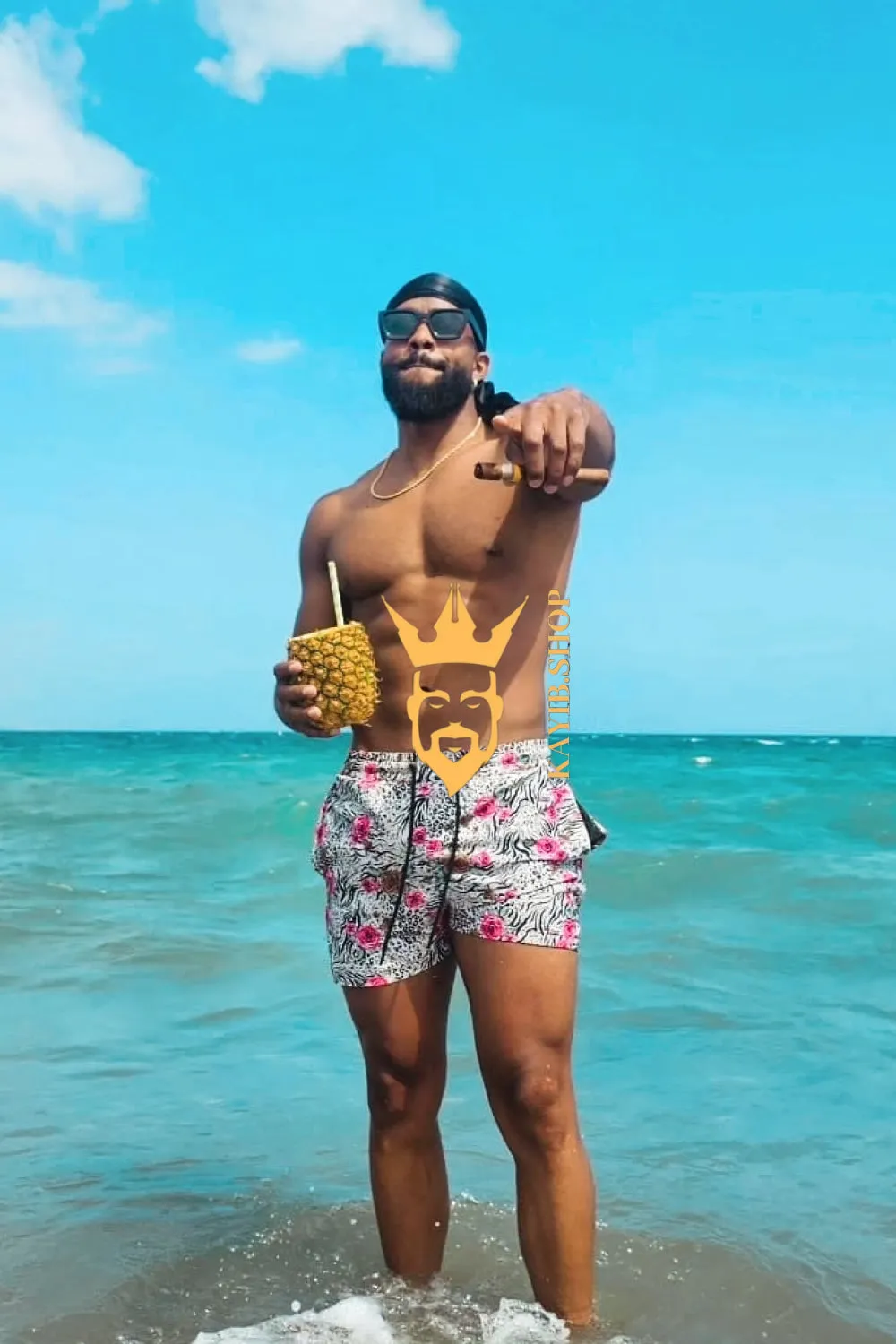 Summer Sensation: Men's Swimwear | Quick-Drying Mesh-Lined Beach Shorts in Premium Polyester Fabric!