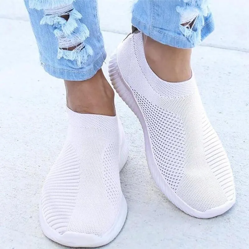 Vanccy - Women Stretchy Slip-on Mesh Bunion Corrector Sneakers