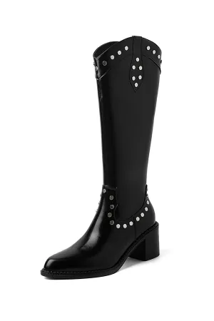 Veltique Luxe Tall Slip-Ons
