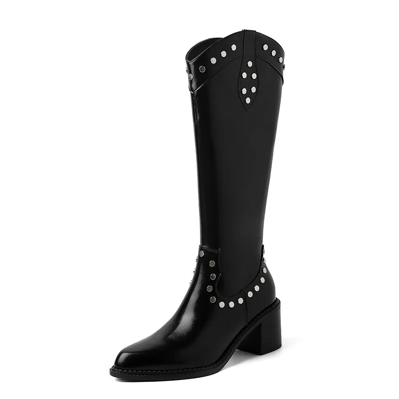 Veltique Luxe Tall Slip-Ons