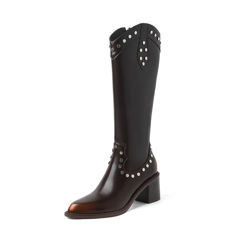 Veltique Luxe Tall Slip-Ons