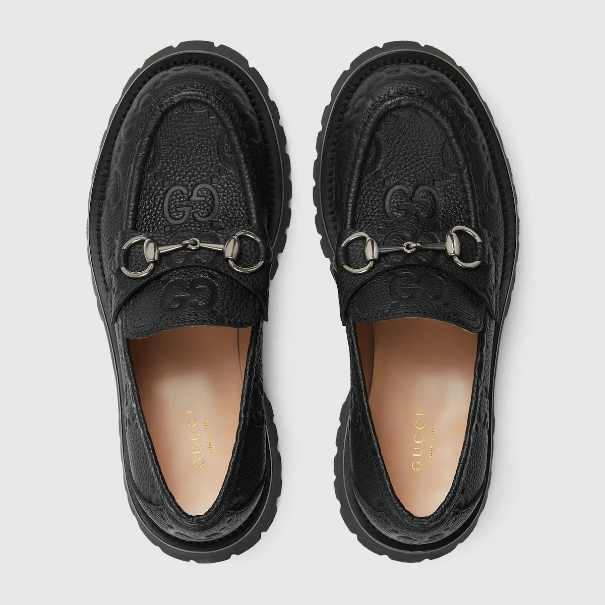 Women's GG lug loafer with Horsebit