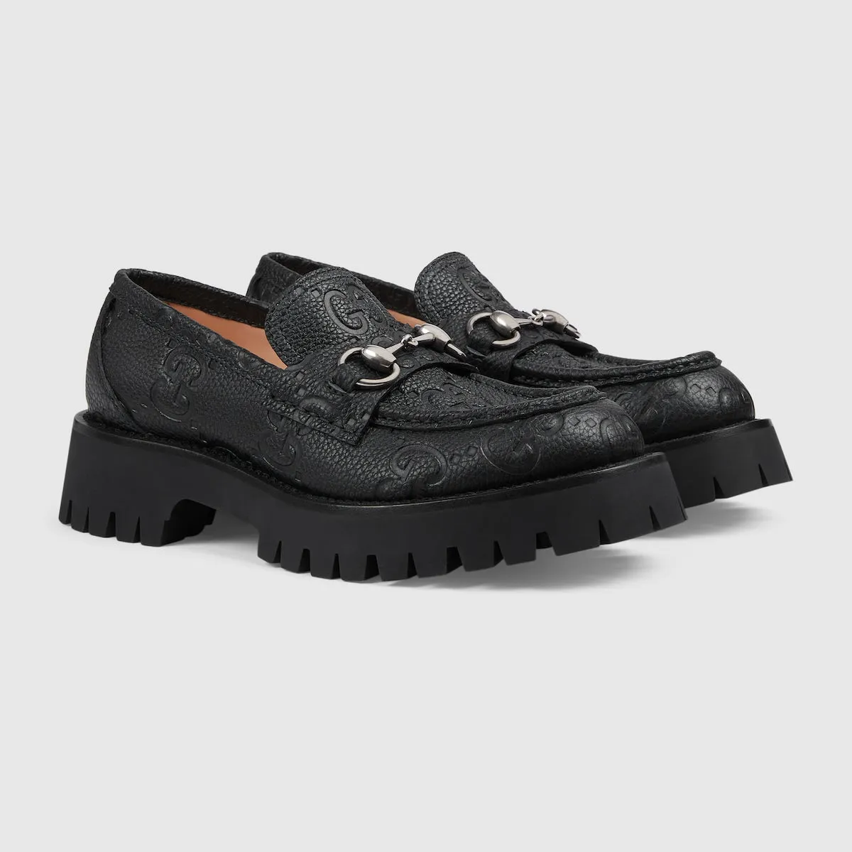 Women's GG lug loafer with Horsebit