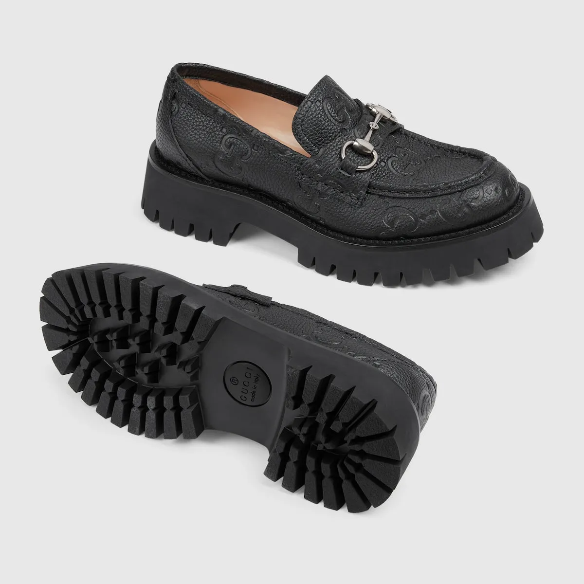 Women's GG lug loafer with Horsebit