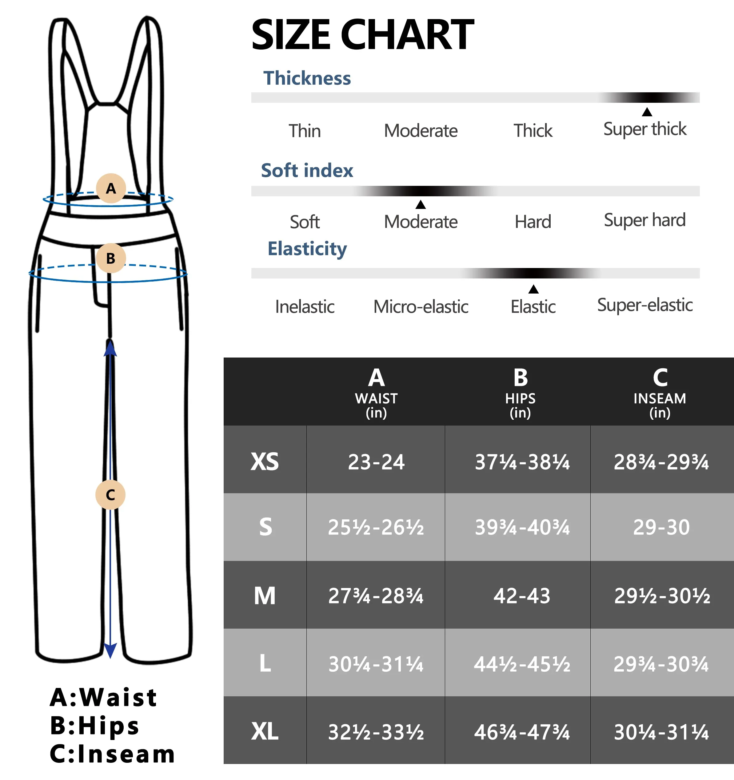 Women's Ski Bibs Insulated Water Resistant Windproof Snow Pants with Adjustable Suspenders